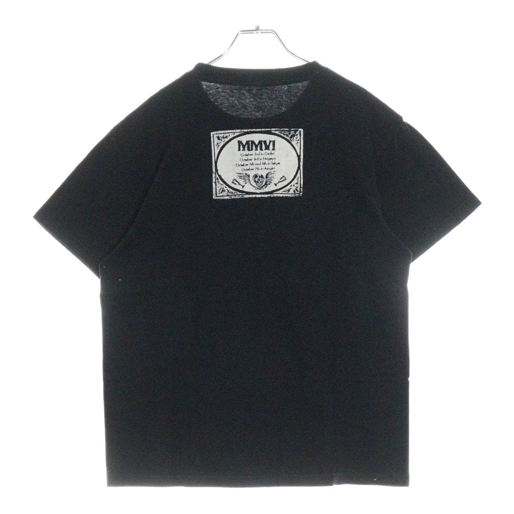 VINTAGE(ヴィンテージ) THE POGUES スカル プリント 半袖Tシャツ カットソー ブラック