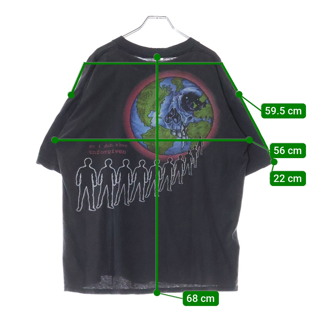 VINTAGE(ヴィンテージ) 90s METALLICA PUSHEAD THE UNFORGIVEN メタリカ プッシュヘッド アンフォーギヴン Tシャツ 半袖カットソー ブラック