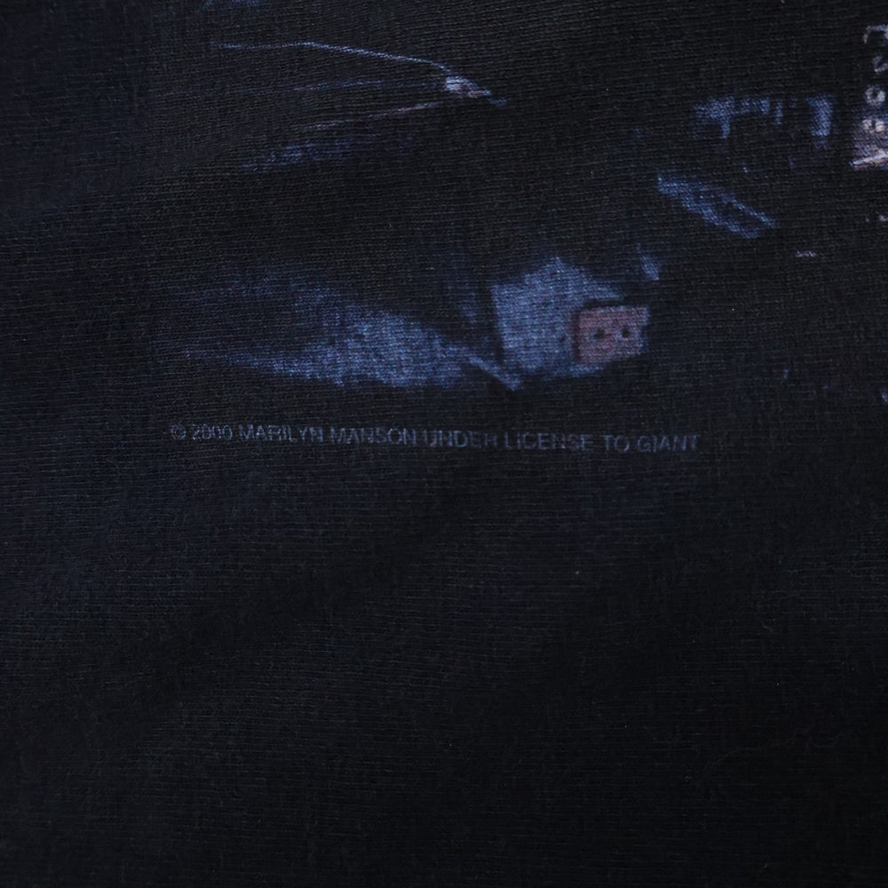 VINTAGE(ヴィンテージ) 00s MARILYN MANSON GUNS GOD AND GOVERNMENT マリリンマンソン ガンズ ゴッドアンドガバメント Tシャツ 半袖カットソー ブラック