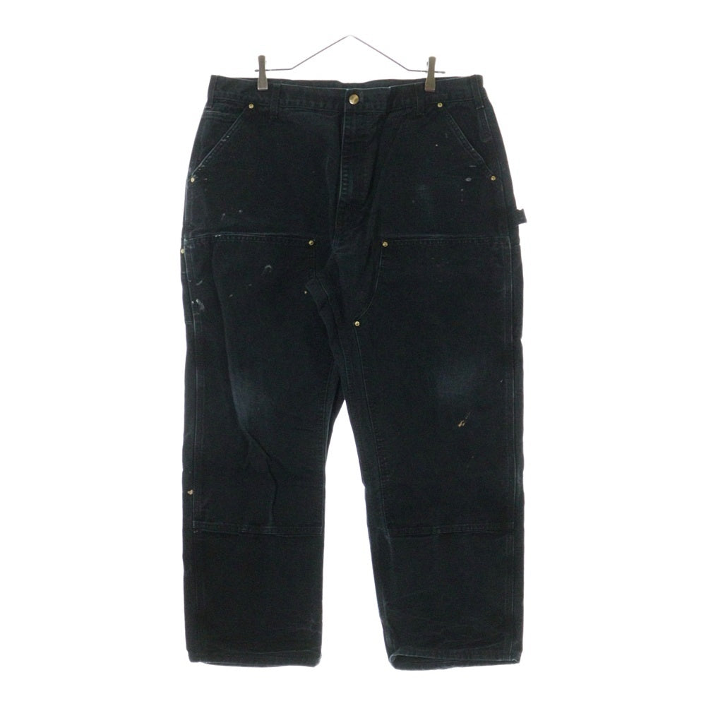 CARHARTT(カーハート) DOUBLE KNEE COTTON DUCK PAINTER PANTS ダブルニー カーペンターパンツ ペインター コットンダック ブラック MADE IN USA