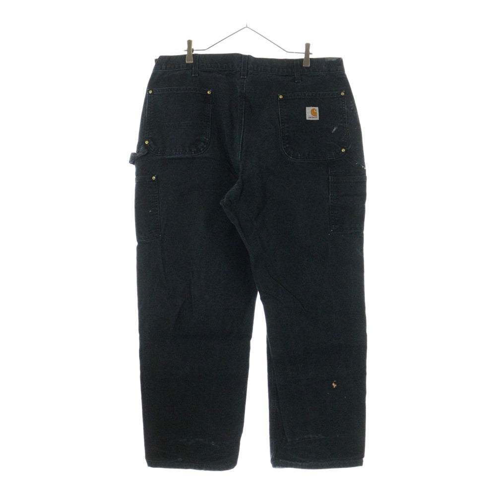 CARHARTT(カーハート) DOUBLE KNEE COTTON DUCK PAINTER PANTS ダブルニー カーペンターパンツ ペインター コットンダック ブラック MADE IN USA