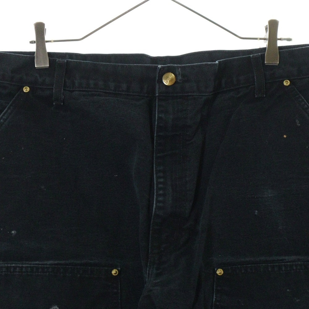 CARHARTT(カーハート) DOUBLE KNEE COTTON DUCK PAINTER PANTS ダブルニー カーペンターパンツ ペインター コットンダック ブラック MADE IN USA