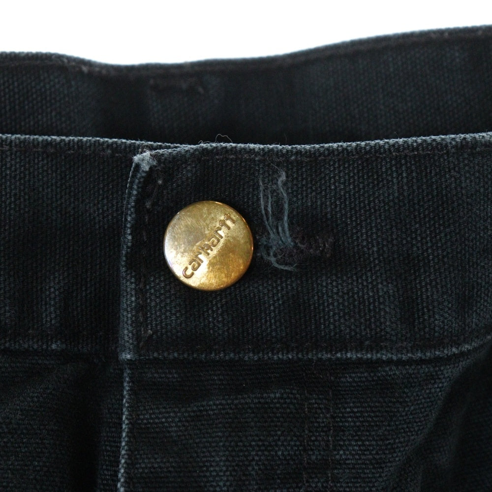 CARHARTT(カーハート) DOUBLE KNEE COTTON DUCK PAINTER PANTS ダブルニー カーペンターパンツ ペインター コットンダック ブラック MADE IN USA