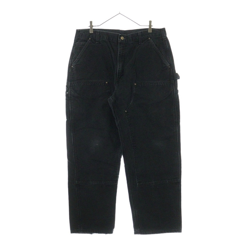 CARHARTT(カーハート) DOUBLE KNEE COTTON DUCK PAINTER PANTS ダブルニー カーペンターパンツ ペインター コットンダック ブラック 11年製 MADE IN MEXICO