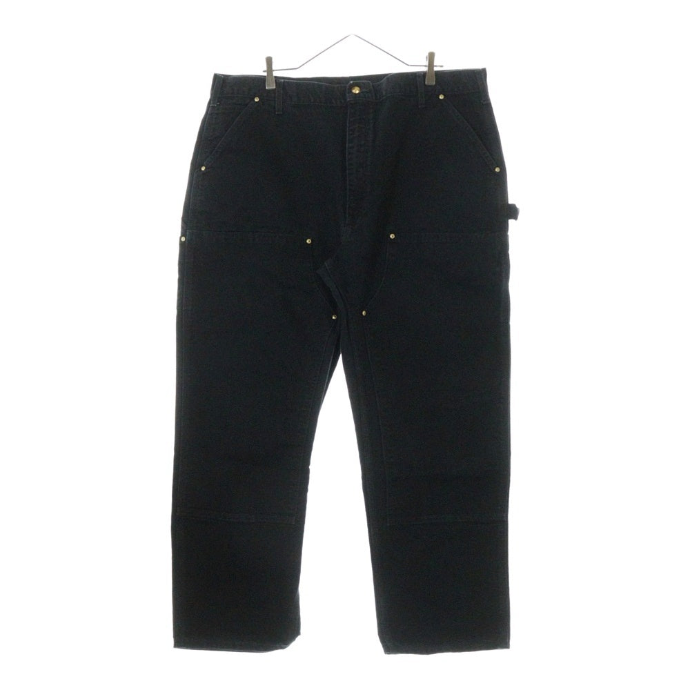 CARHARTT(カーハート) DOUBLE KNEE COTTON DUCK PAINTER PANTS ダブルニー カーペンターパンツ ペインター コットンダック ブラック MADE IN USA
