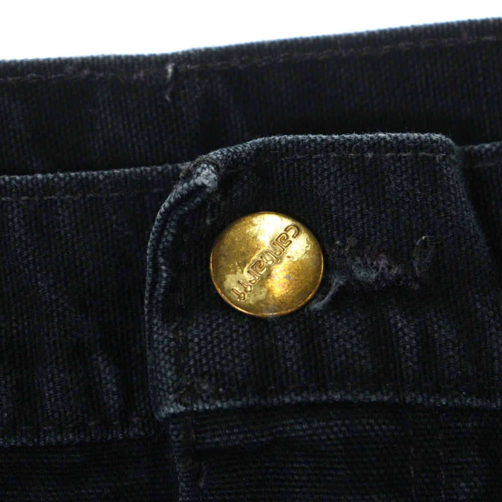 CARHARTT(カーハート) DOUBLE KNEE COTTON DUCK PAINTER PANTS ダブルニー カーペンターパンツ ペインター コットンダック ブラック MADE IN USA