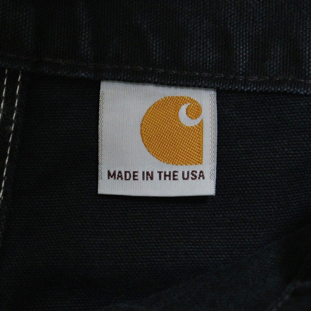 CARHARTT(カーハート) DOUBLE KNEE COTTON DUCK PAINTER PANTS ダブルニー カーペンターパンツ ペインター コットンダック ブラック MADE IN USA