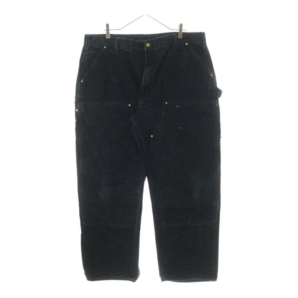 CARHARTT(カーハート) DOUBLE KNEE COTTON DUCK PAINTER PANTS ダブルニー カーペンターパンツ ペインター コットンダック ブラック MADE IN USA