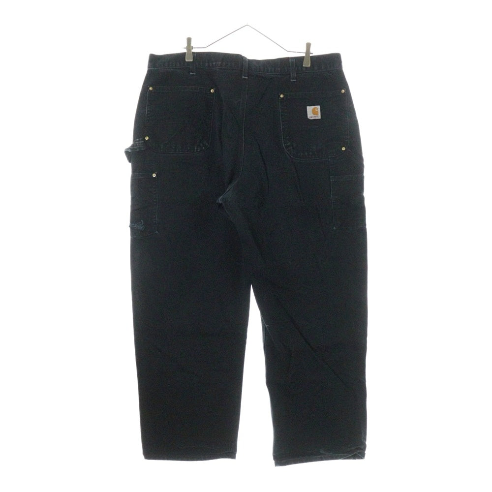 CARHARTT(カーハート) DOUBLE KNEE COTTON DUCK PAINTER PANTS ダブルニー カーペンターパンツ ペインター コットンダック ブラック MADE IN USA