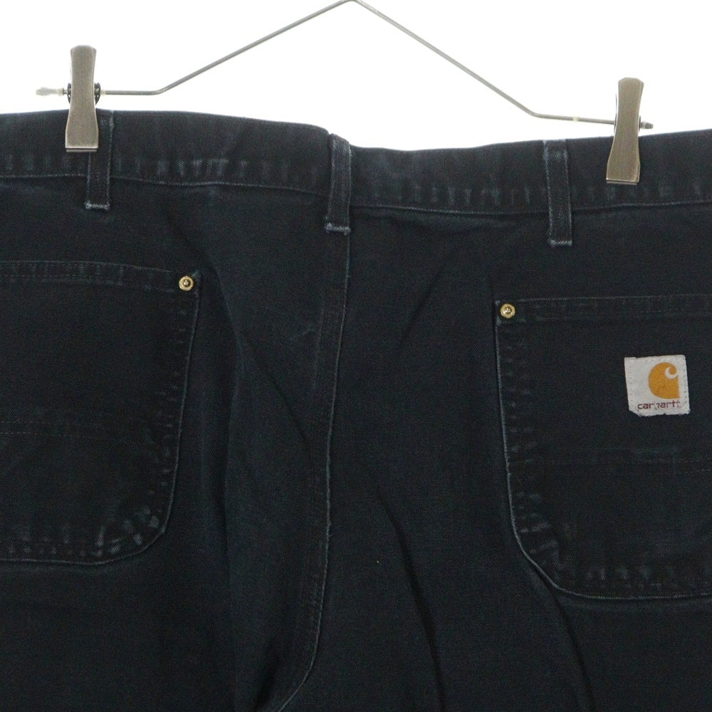 CARHARTT(カーハート) DOUBLE KNEE COTTON DUCK PAINTER PANTS ダブルニー カーペンターパンツ ペインター コットンダック ブラック MADE IN USA