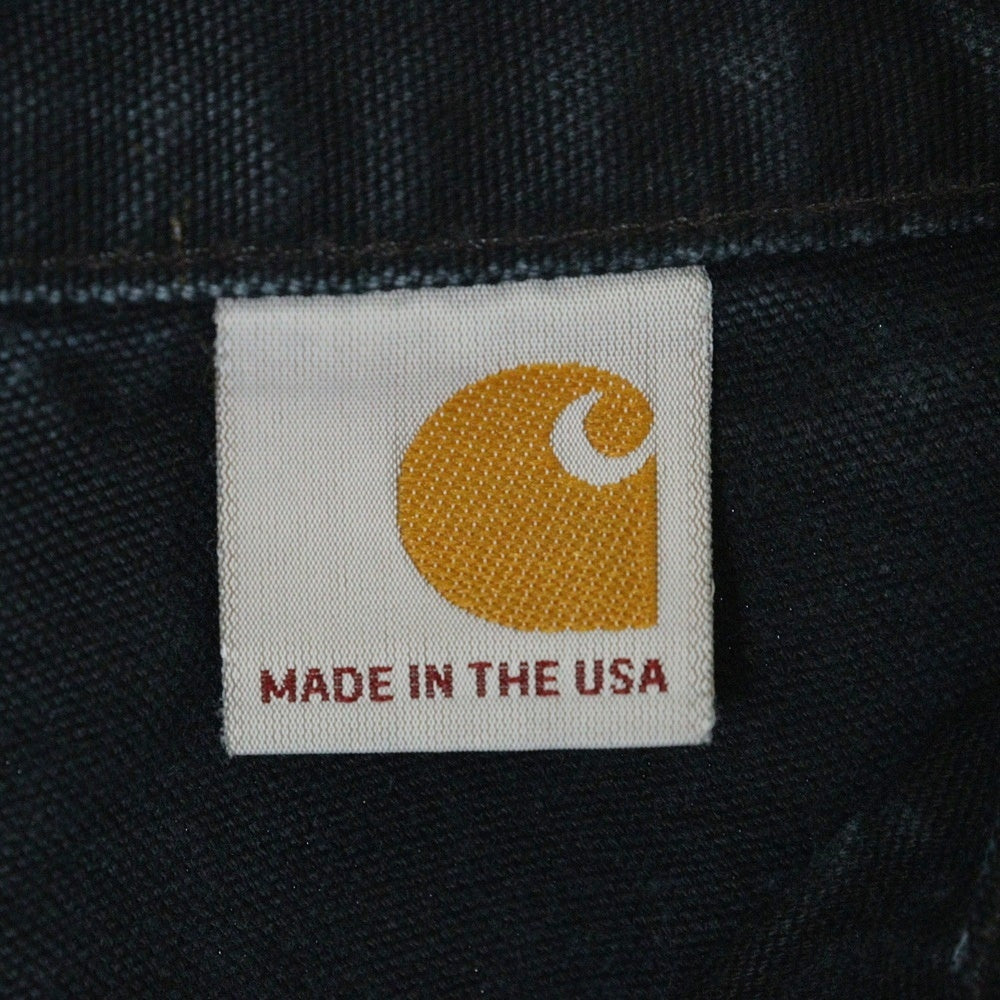 CARHARTT(カーハート) DOUBLE KNEE COTTON DUCK PAINTER PANTS ダブルニー カーペンターパンツ ペインター コットンダック ブラック MADE IN USA