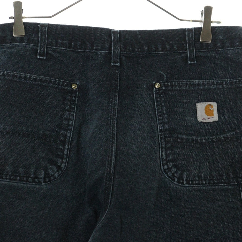 CARHARTT(カーハート) DOUBLE KNEE COTTON DUCK PAINTER PANTS ダブルニー カーペンターパンツ ペインター コットンダック ブラック MADE IN USA