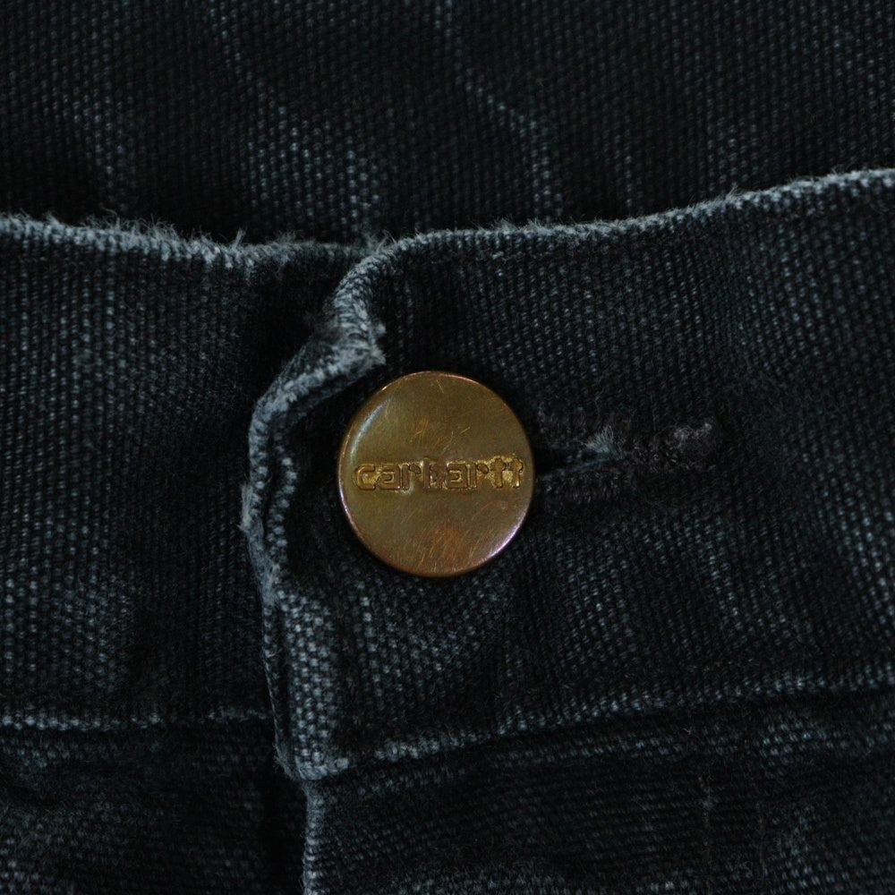 CARHARTT(カーハート) DOUBLE KNEE COTTON DUCK PAINTER PANTS ダブルニー カーペンターパンツ ペインター コットンダック ブラック MADE IN USA