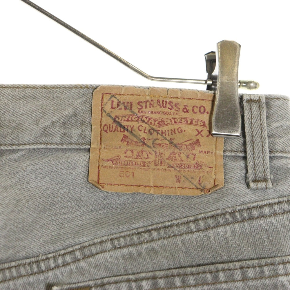 Levi's(リーバイス) 90s 501-5958 USA製 ボタンフライ ストレートデニム ジーンズ ブラック