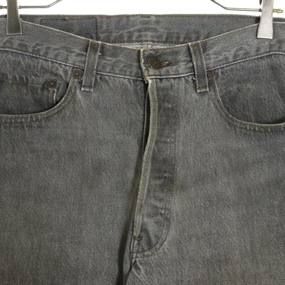Levi's(リーバイス) 80s 501 USA製 ボタンフライ ストレートデニム ジーンズ ブラック