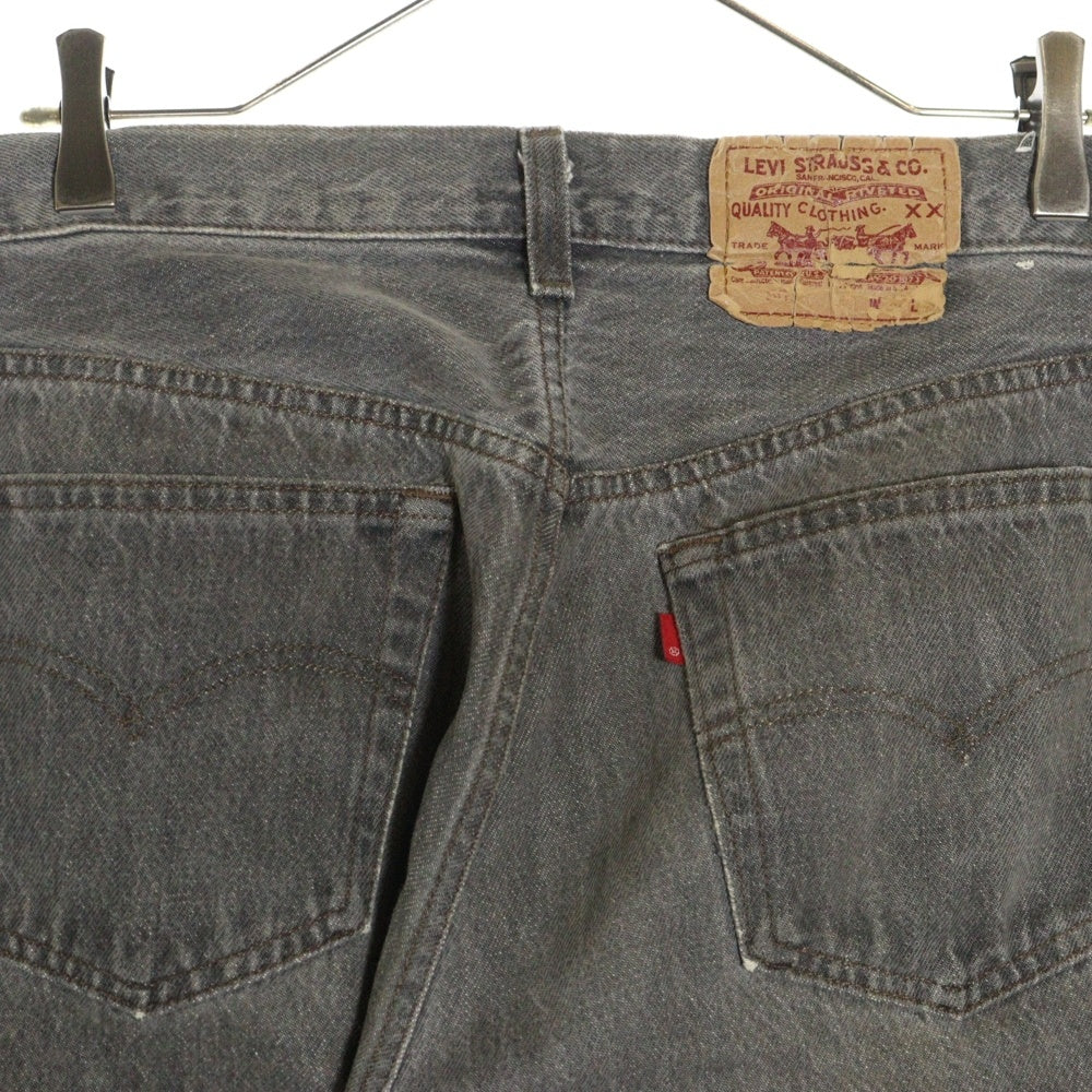 Levi's(リーバイス) 80s 501 USA製 ボタンフライ ストレートデニム ジーンズ ブラック