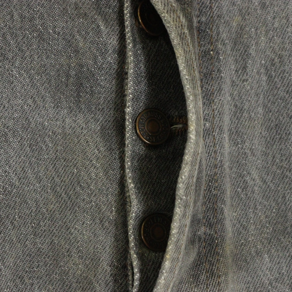 Levi's(リーバイス) 80s 501 USA製 ボタンフライ ストレートデニム ジーンズ ブラック