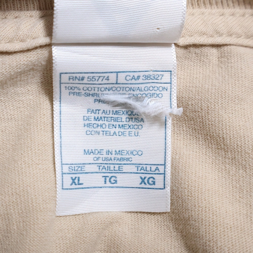 VINTAGE(ヴィンテージ) 00s SONIC YOUTH GOO LIGHT BLUE SCREEN STARS Y2K ソニックユース Tシャツ 半袖カットソー ベージュ