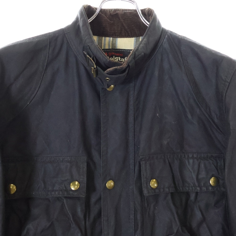 BELSTAFF(ベルスタッフ) 80s TRIALMASTER Professional Waxed Cotton Jacket トライアルマスター ワックスコットン ライナー チェック ジャケット ブラック