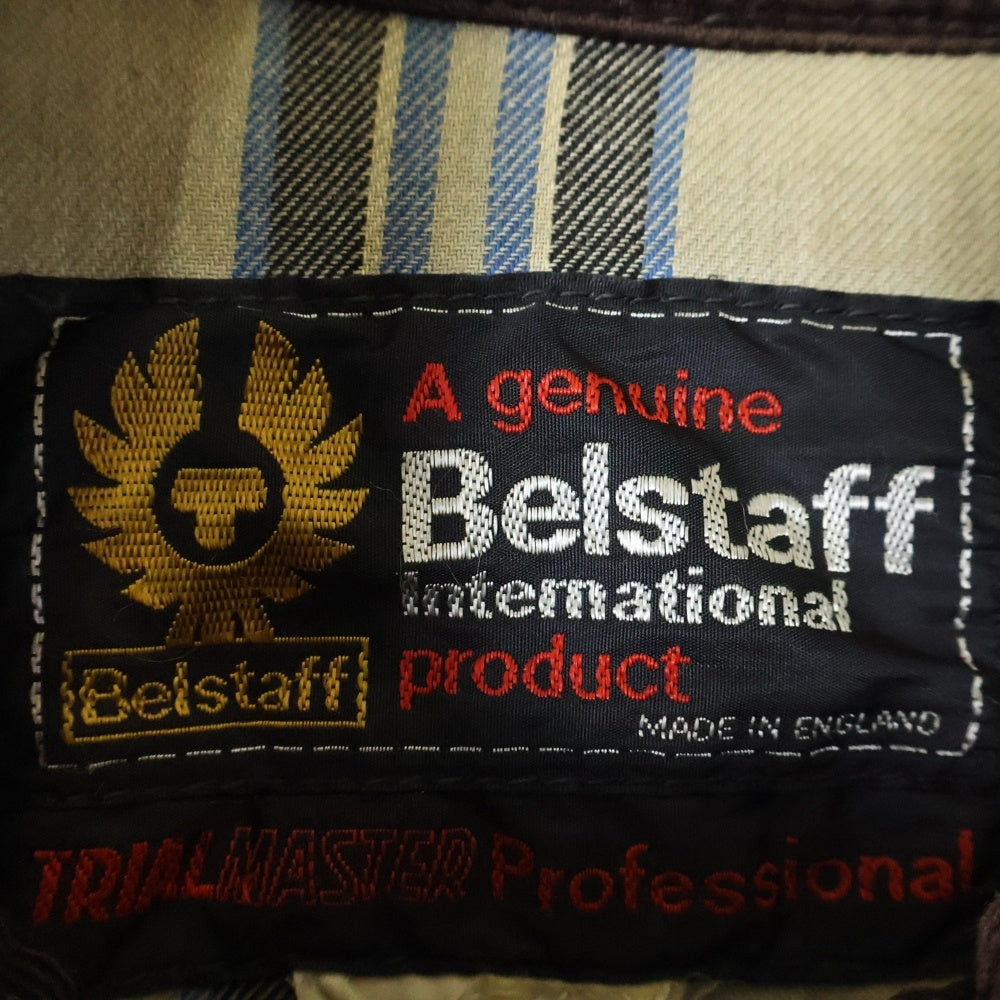 BELSTAFF(ベルスタッフ) 80s TRIALMASTER Professional Waxed Cotton Jacket トライアルマスター ワックスコットン ライナー チェック ジャケット ブラック