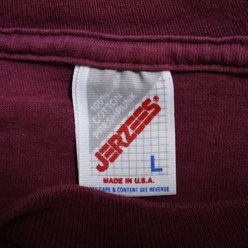 VINTAGE(ヴィンテージ) 90s SONIC YOUTH ヒステリックコミックス 無敵戦隊 ソニックユース Tシャツ 半袖カットソー ボルドー