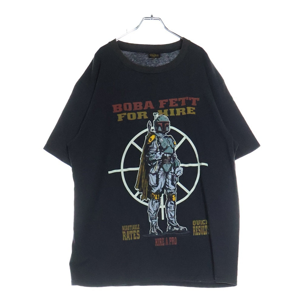 VINTAGE(ヴィンテージ) 90s STAR WARS BOBA FETT スターウォーズ ボバ・フェット Tシャツ 半袖カットソー ブラック