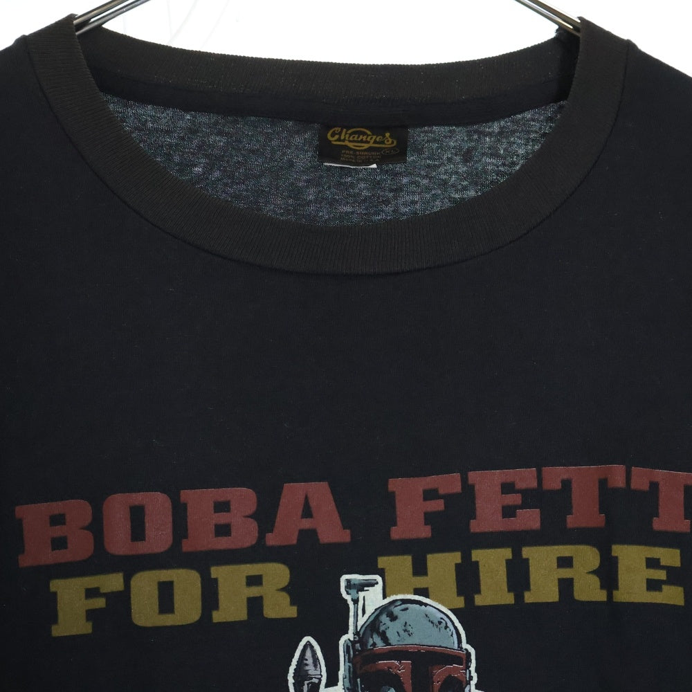 VINTAGE(ヴィンテージ) 90s STAR WARS BOBA FETT スターウォーズ ボバ・フェット Tシャツ 半袖カットソー ブラック