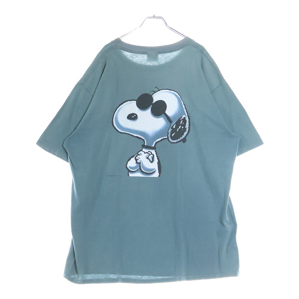 VINTAGE(ヴィンテージ) 90s JOE COOL PEANUTS SNOOPY ピーナッツ スヌーピー Tシャツ 半袖カットソー グリーン