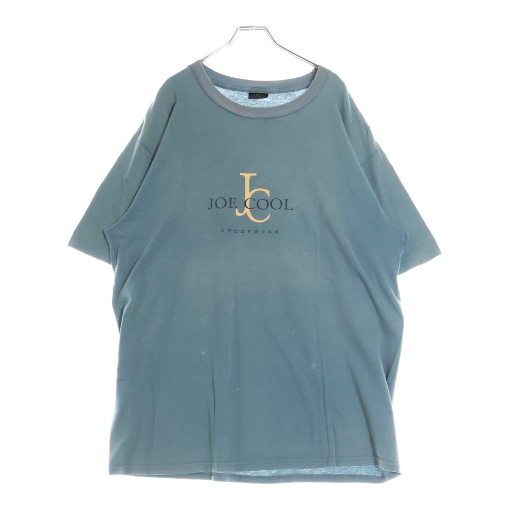 VINTAGE(ヴィンテージ) 90s JOE COOL PEANUTS SNOOPY ピーナッツ スヌーピー Tシャツ 半袖カットソー グリーン