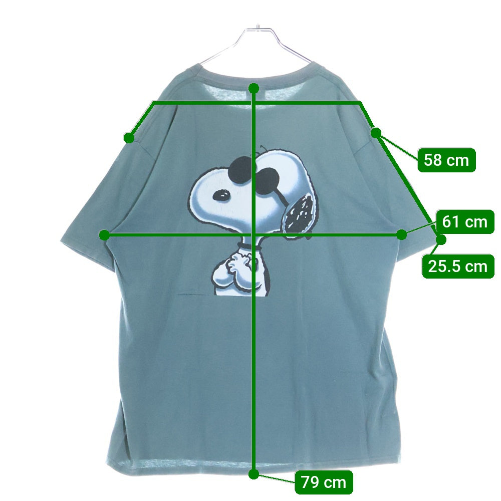 VINTAGE(ヴィンテージ) 90s JOE COOL PEANUTS SNOOPY ピーナッツ スヌーピー Tシャツ 半袖カットソー グリーン