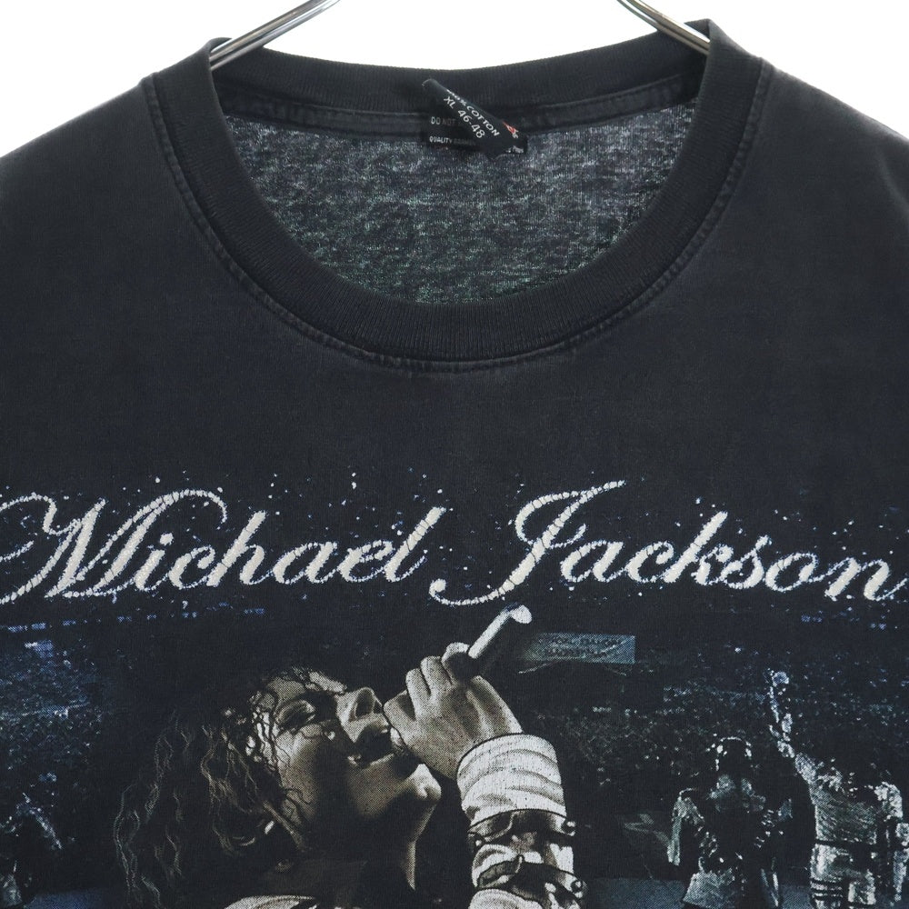 VINTAGE(ヴィンテージ) 00s MICHAEL JACKSON マイケルジャクソン 両面プリント Tシャツ 半袖カットソー ブラック
