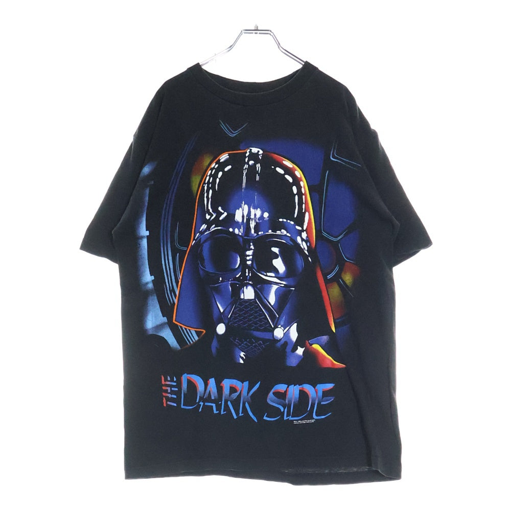 VINTAGE(ヴィンテージ) 90s STAR WARS DARTH VADER DARK SIDE スターウォーズ ダースベイダー Tシャツ 半袖カットソー ブラック