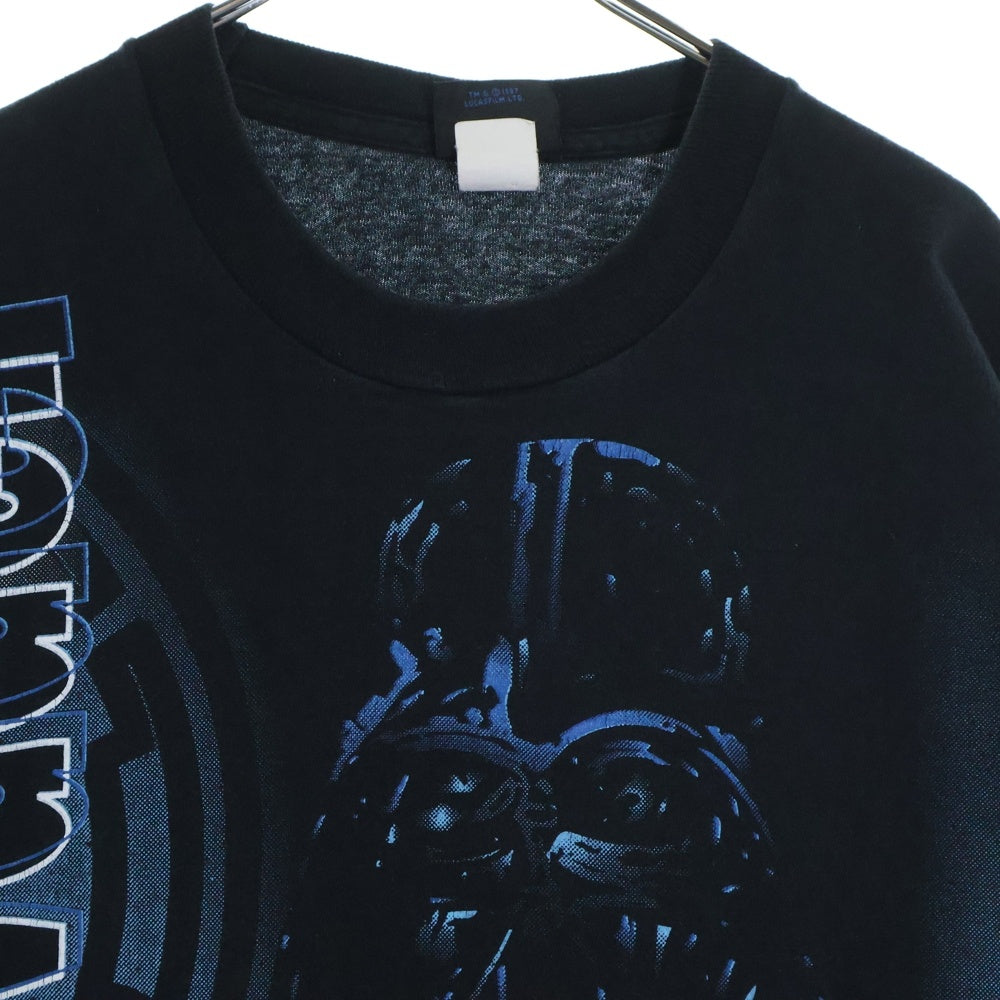 VINTAGE(ヴィンテージ) 90s STAR WARS DARTH VADER DARK LORD OF THE SITH スターウォーズ ダースベイダー Tシャツ 半袖カットソー ブラック