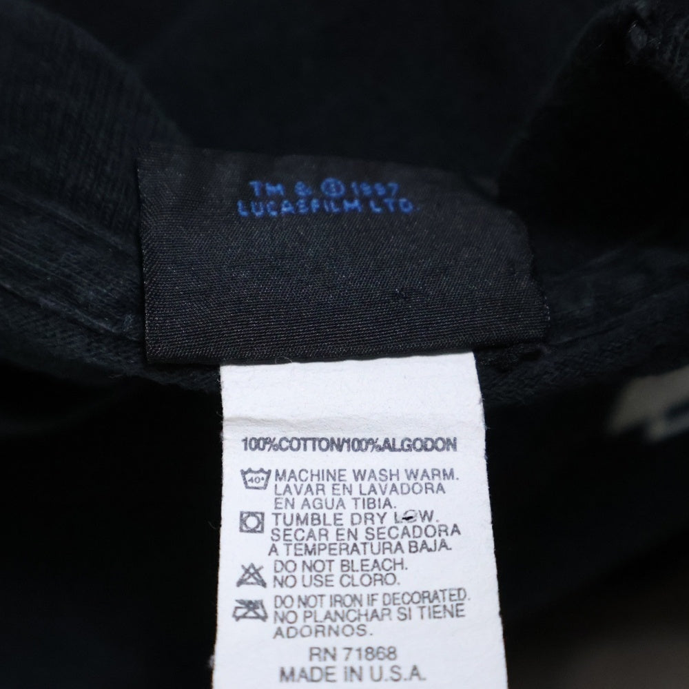 VINTAGE(ヴィンテージ) 90s STAR WARS DARTH VADER DARK LORD OF THE SITH スターウォーズ ダースベイダー Tシャツ 半袖カットソー ブラック