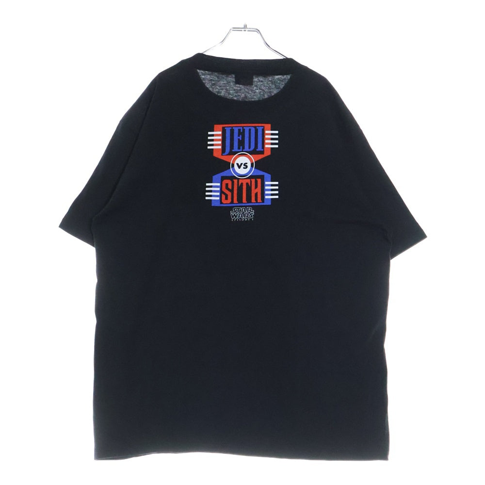 VINTAGE(ヴィンテージ) 90s STAR WARS EPISODE 1 JEDI vs SITH スターウォーズ エピソード1 Tシャツ 半袖カットソー ブラック