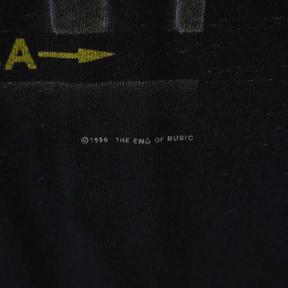 VINTAGE(ヴィンテージ) 90s NIRVANA KURT COBAIN NIRVANA KURT COBAIN MEMORIAL THE END OF MUSIC ニルヴァーナ カートコバーン Tシャツ 半袖カットソー ブラック