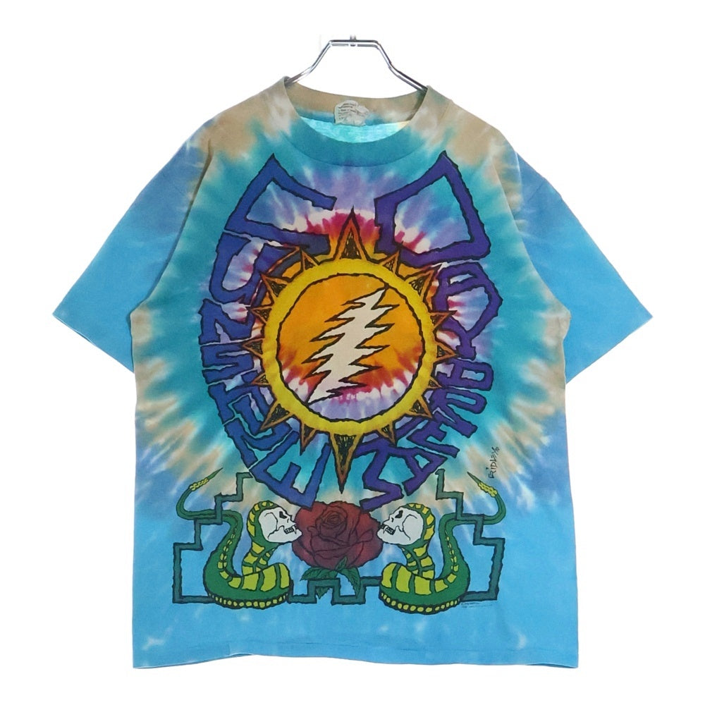 VINTAGE(ヴィンテージ) 90s GRATEFUL DEAD SUMMER TOUR グレイトフルテッド サマーツアー Tシャツ 半袖カットソー マルチカラー リキットブルー