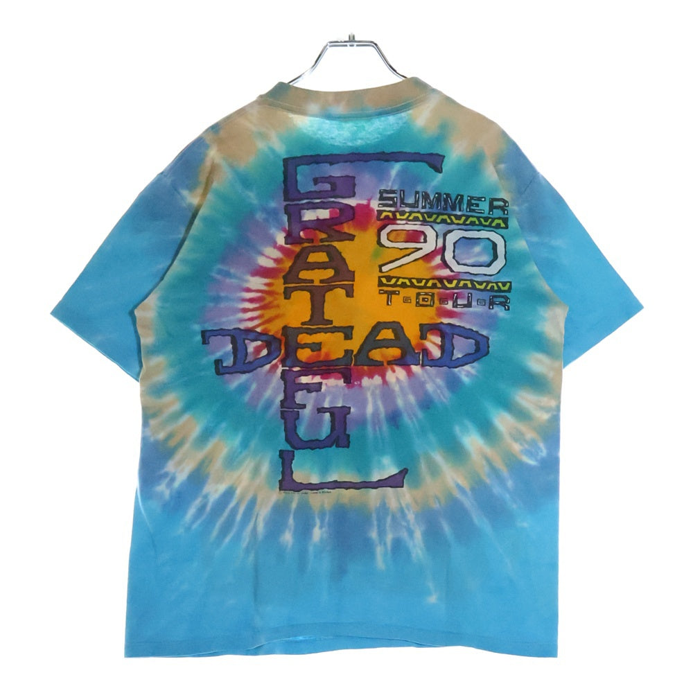 VINTAGE(ヴィンテージ) 90s GRATEFUL DEAD SUMMER TOUR グレイトフルテッド サマーツアー Tシャツ 半袖カットソー マルチカラー リキットブルー