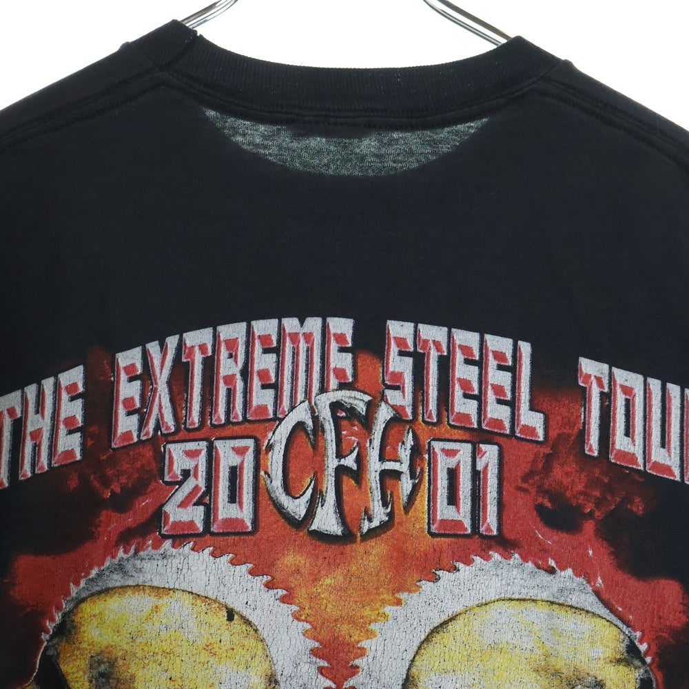 VINTAGE(ヴィンテージ) 00s PANTERA THE EXTREME STEEL TOUR パンテラ ツアー Tシャツ 半袖カットソー ブラック