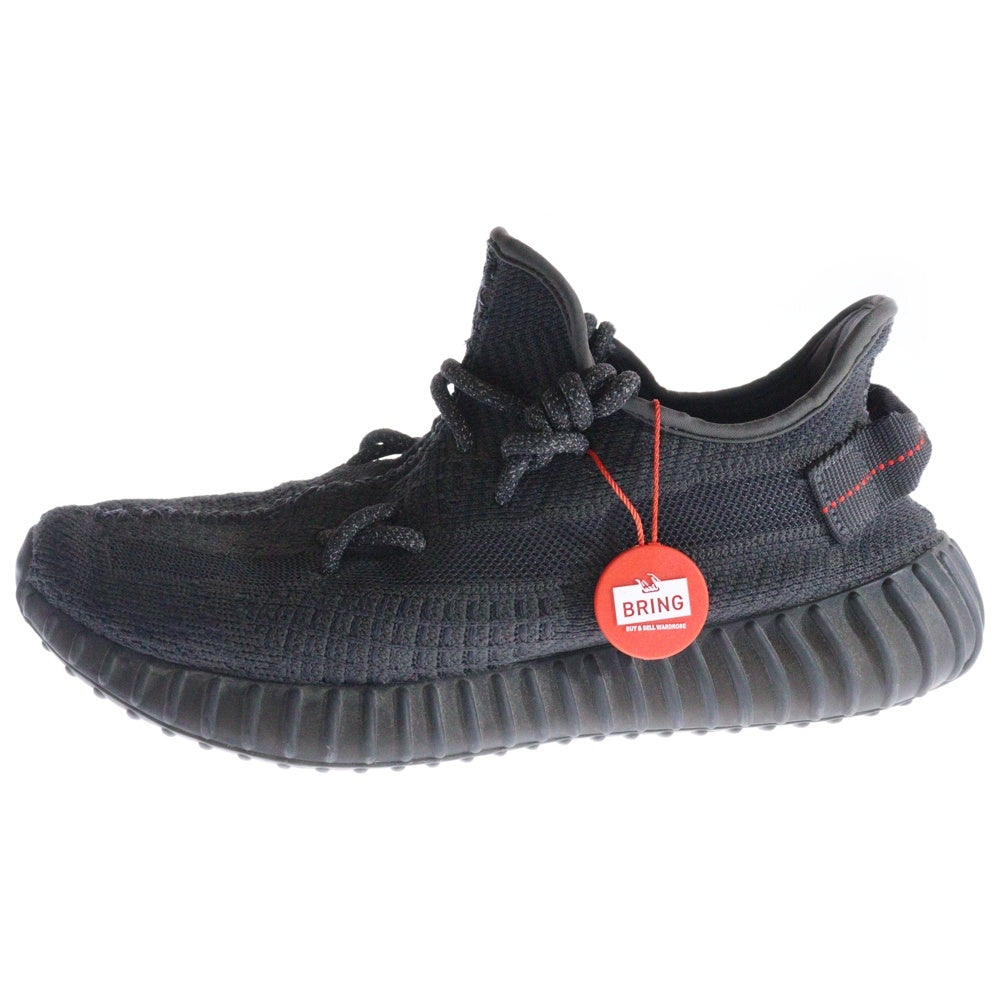 adidas YEEZY(アディダス イージー) YEEZY BOOST 350 V2 イージーブースト350 ブラック ローカットスニーカー US9/27cm FU9006 ブラック