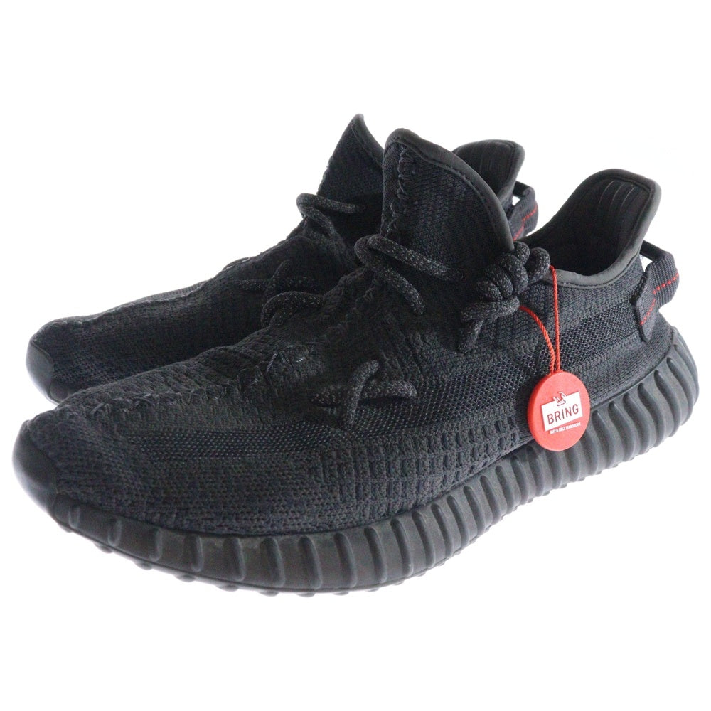 adidas YEEZY(アディダス イージー) YEEZY BOOST 350 V2 イージーブースト350 ブラック ローカットスニーカー US9/27cm FU9006 ブラック