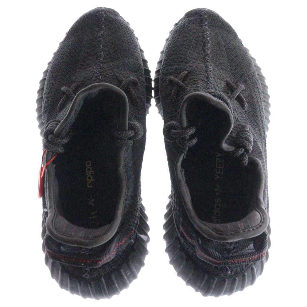 adidas YEEZY(アディダス イージー) YEEZY BOOST 350 V2 イージーブースト350 ブラック ローカットスニーカー US9/27cm FU9006 ブラック