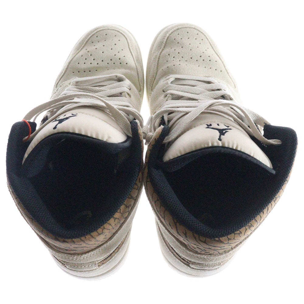 NIKE(ナイキ) AIR JORDAN 1 MID SE エア ジョーダン 1 ミッドカットスニーカー US9.5/27.5cm DZ4129-102 ホワイト/ブラウン