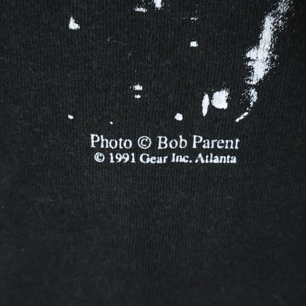 VINTAGE(ヴィンテージ) 90s JOHN COLTRAN TEE フロントプリント半袖Tシャツ カットソー ブラック