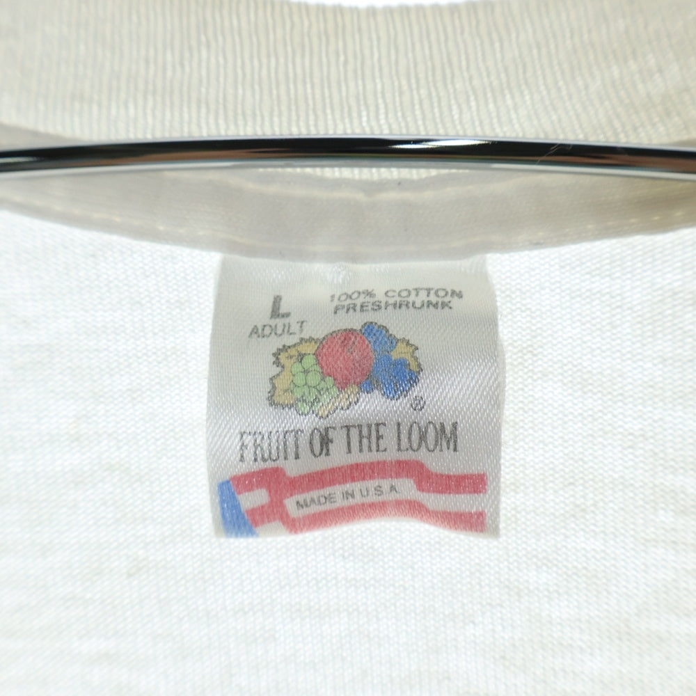 VINTAGE(ヴィンテージ) 90s LIGHTNIN HOPKINS TEE フロントプリント半袖Tシャツ カットソー ホワイト