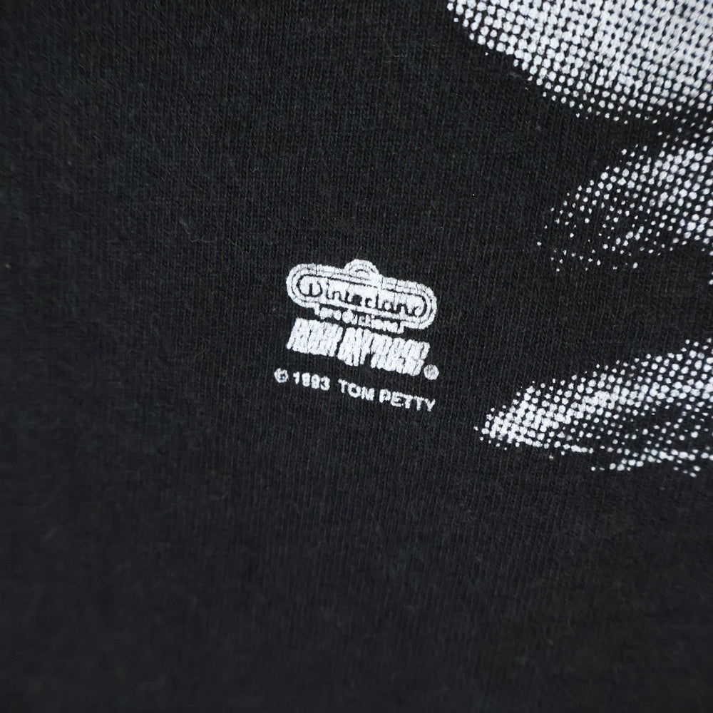 VINTAGE(ヴィンテージ) 90s Tom Petty & The Heartb TEE 両面プリント半袖Tシャツ カットソー ブラック