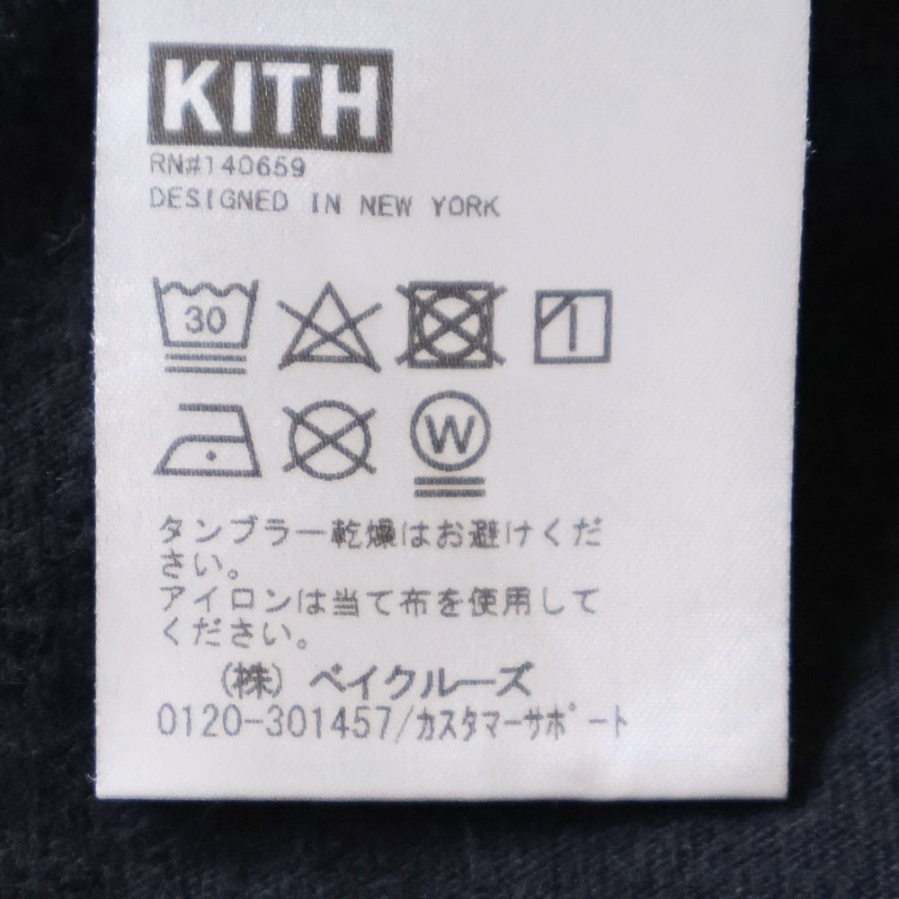 KITH(キス) HARLEY DAVIDSON ROAD HOUSE 23-071-060-0076-2-0 ハーレーダビッドソン 両面プリント Tシャツ 半袖カットソー ブラック