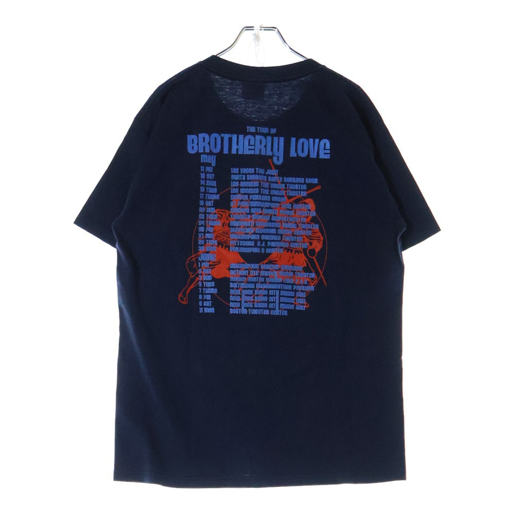 VINTAGE(ヴィンテージ) 90s OASIS THE BLACK CROWES オアシス 両面プリント Tシャツ 半袖カットソー ネイビー