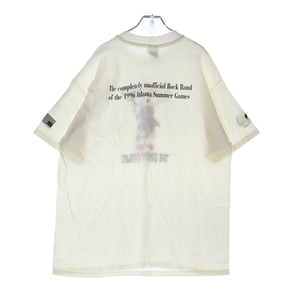 VINTAGE(ヴィンテージ) 90s THE BLACK CROWES ブラック・クロウズ 両面プリント Tシャツ 半袖カットソー ホワイト
