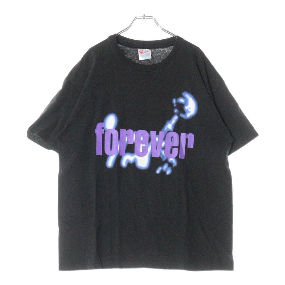 VINTAGE(ヴィンテージ) 90s CHICAGO FOREVER GRAPHIC TEE シカゴ フォーエバー フロント プリント Tシャツ 半袖カットソー ブラック